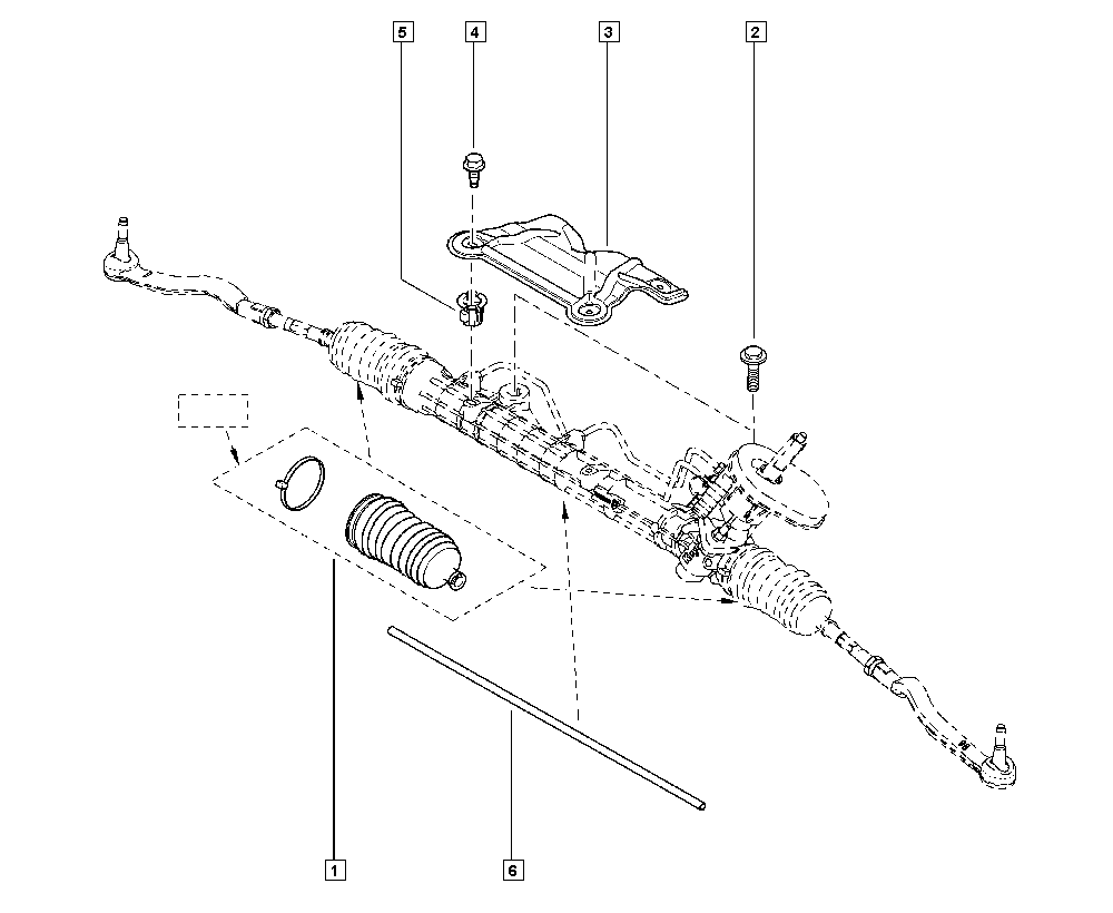 RENAULT 60 01 547 607 - Пыльник, рулевое управление unicars.by