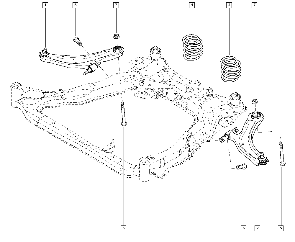 RENAULT 54 50 404 45R - Рычаг подвески колеса unicars.by