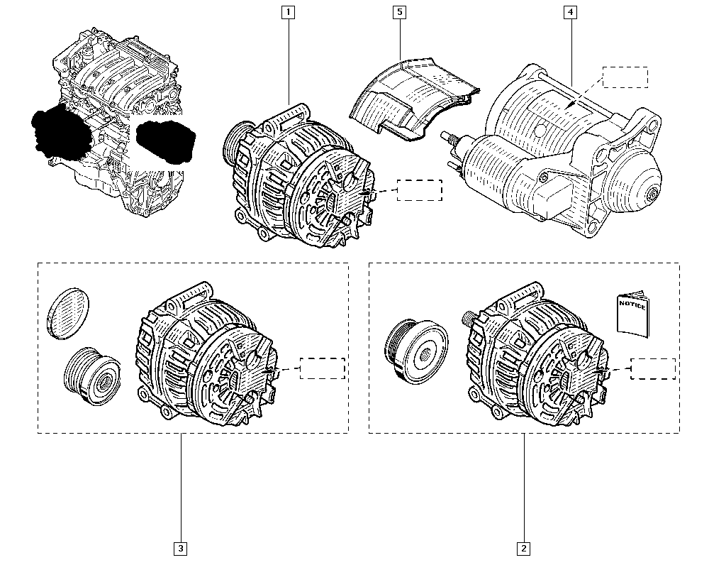 RENAULT 7701477711 - Генератор unicars.by