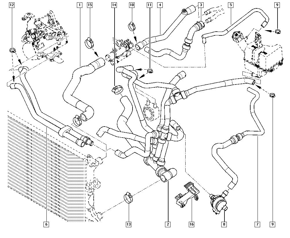 RENAULT 7703083426 - Зажимный хомут unicars.by