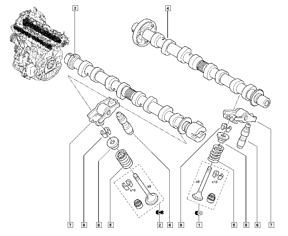 RENAULT 77 01 062 312 - Толкатель, гидрокомпенсатор unicars.by