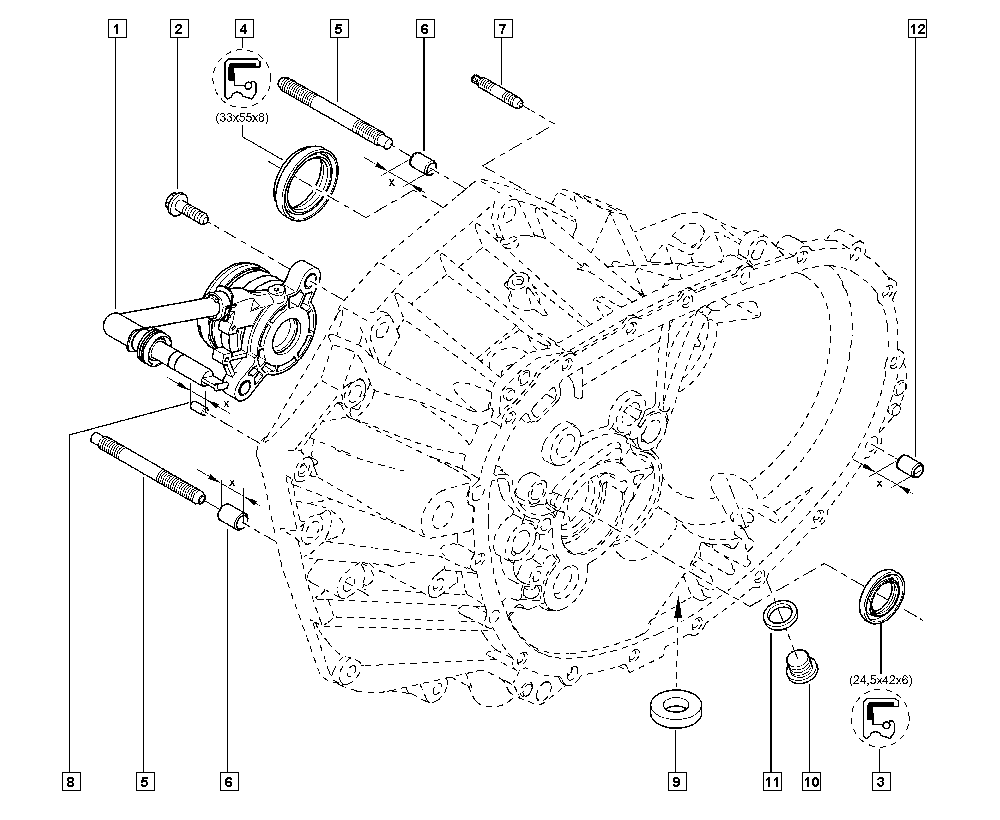 NISSAN 306205974R - Комплект сцепления unicars.by