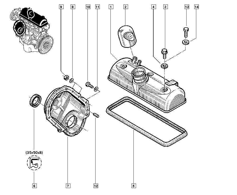 DACIA 77 00 859 691 - Уплотнительное кольцо unicars.by