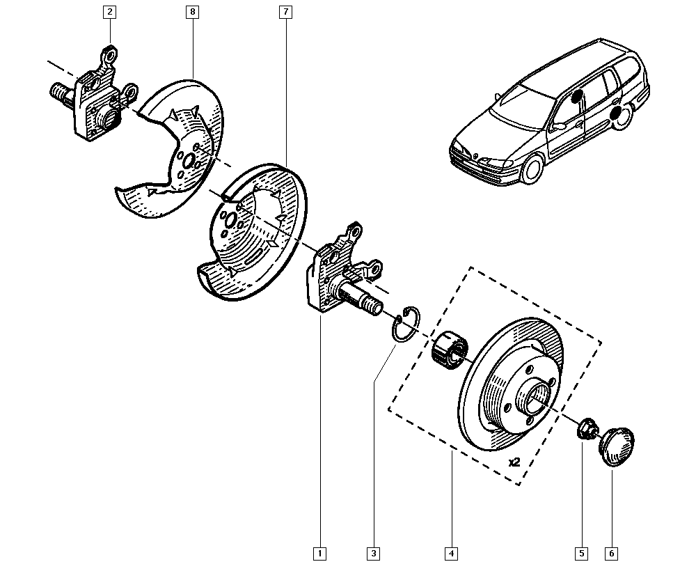 DACIA 7703066040 - RING-STOP 62 unicars.by