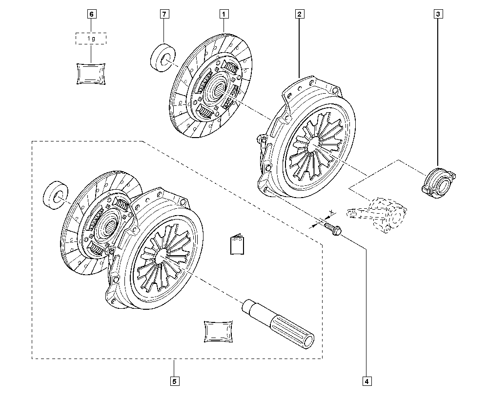 DACIA 30 20 573 02R - Комплект сцепления unicars.by