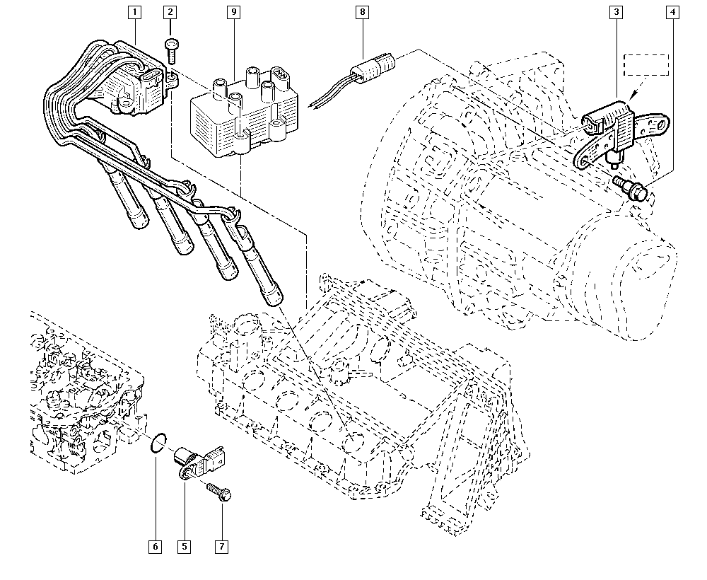 DACIA 82 00 084 401 - Катушка зажигания unicars.by