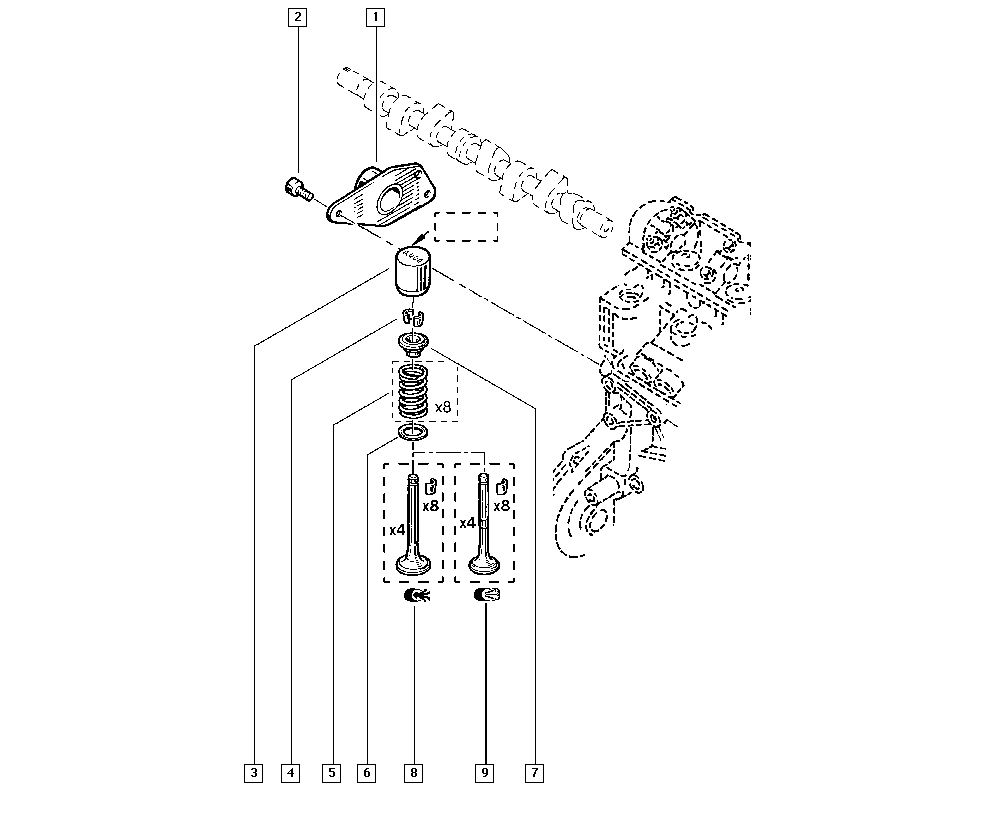 Vauxhall 7700116054 - Направляющий ролик, зубчатый ремень ГРМ unicars.by