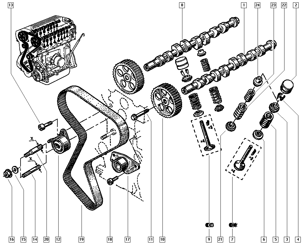 SAAB 7700744596 - Толкатель, гидрокомпенсатор unicars.by