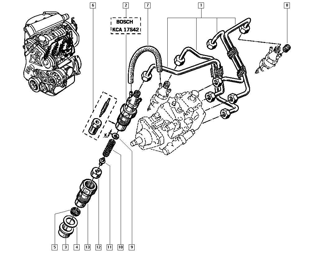 RENAULT 50 00 806 188 - Плоская шайба unicars.by