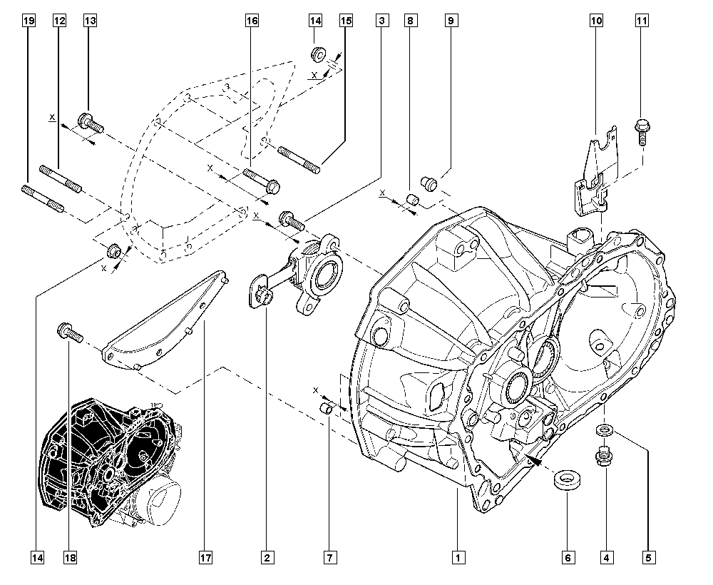 RENAULT 306209536R - Центральный выключатель, система сцепления unicars.by