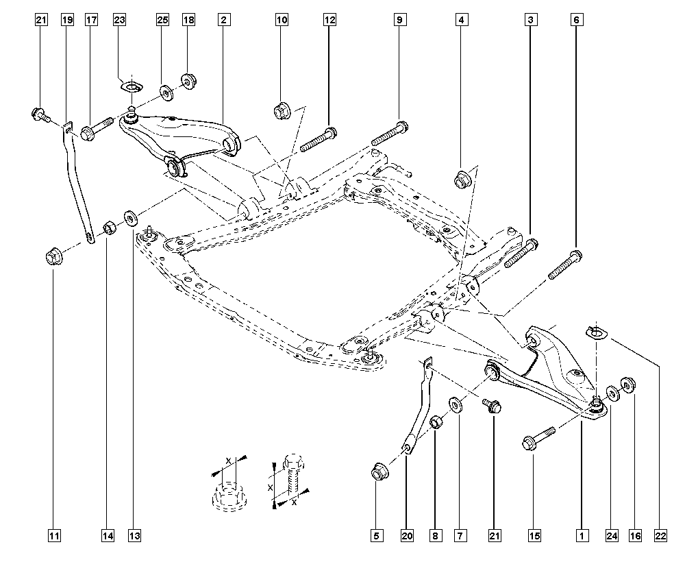 DACIA 545001064R - Рычаг подвески колеса unicars.by