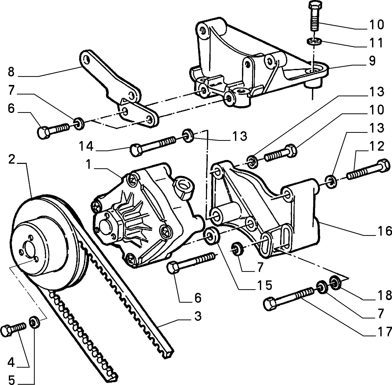 Alfa Romeo 60 542 943 - Гидравлический насос, рулевое управление, ГУР unicars.by