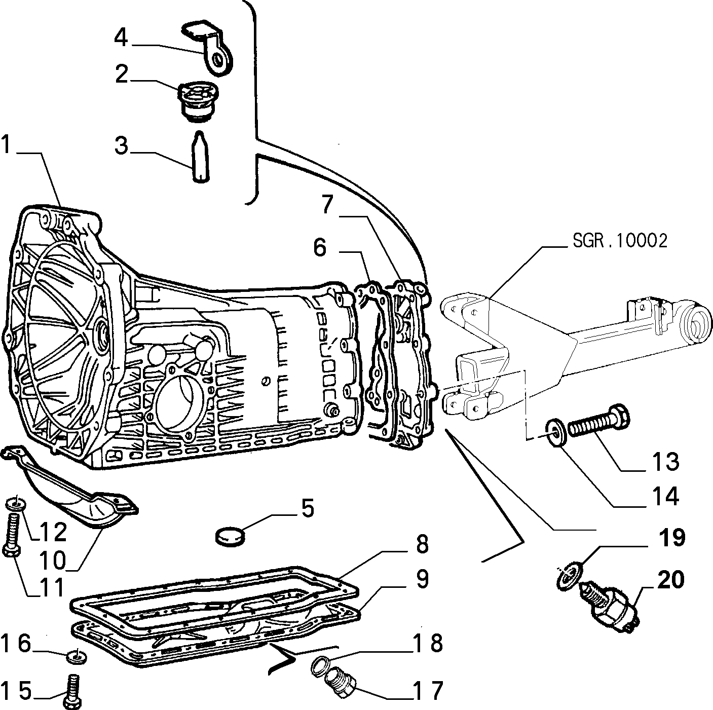 FIAT 10263450 - Уплотнительное кольцо, резьбовая пробка маслосливного отверстия unicars.by