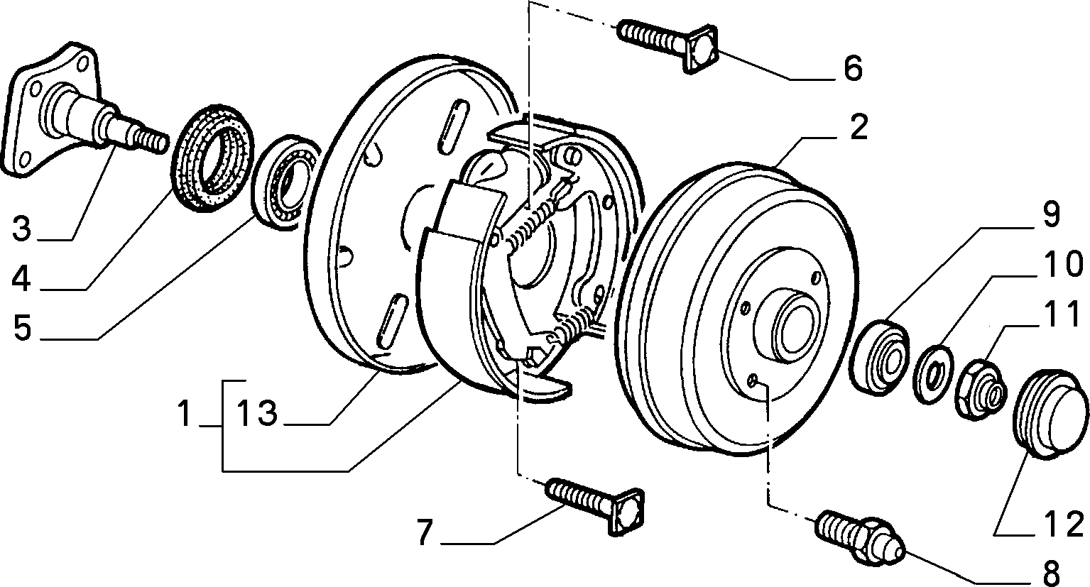 Lancia 60501948 - Гайка, шейка оси unicars.by