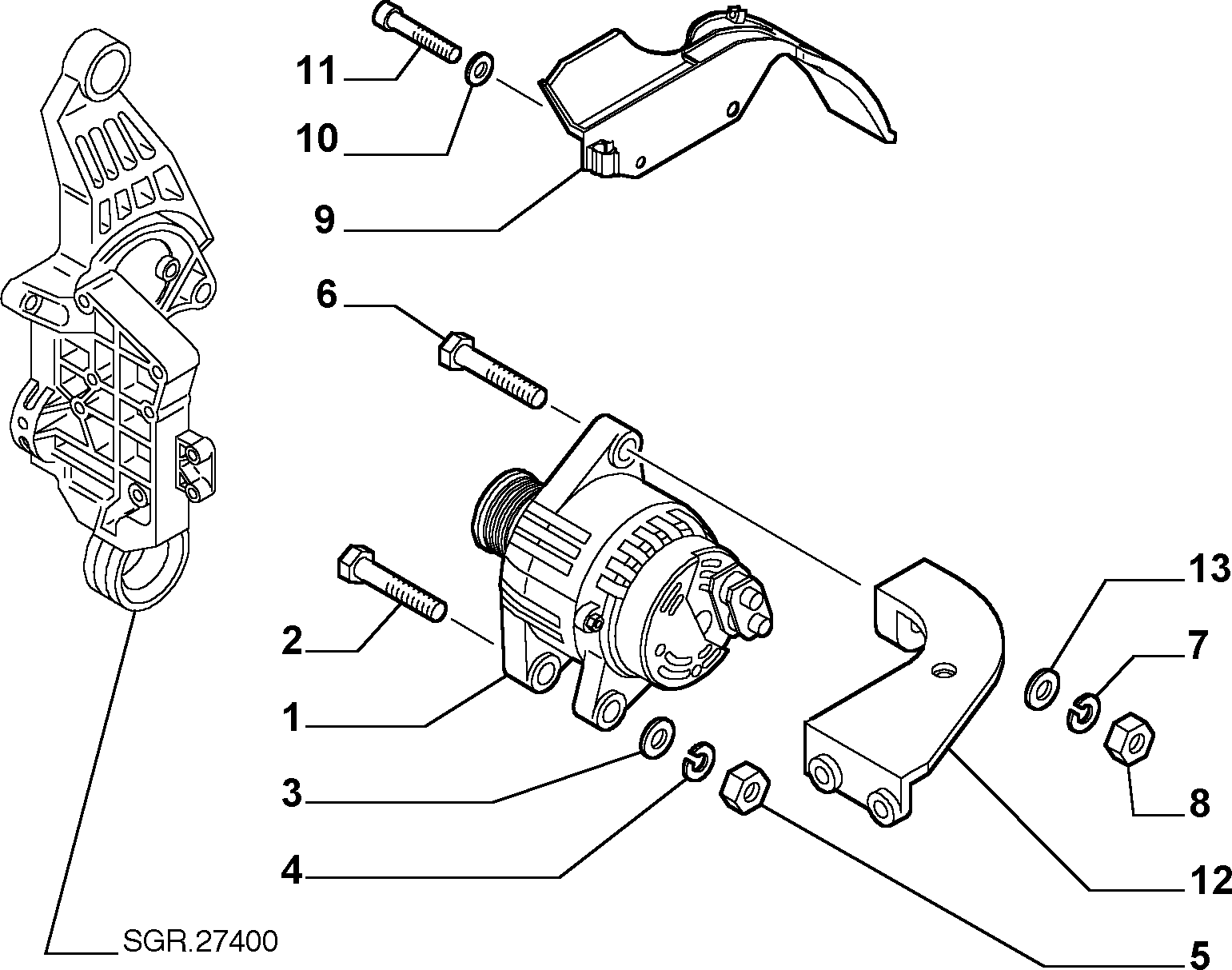 FIAT 46782219 - Генератор unicars.by