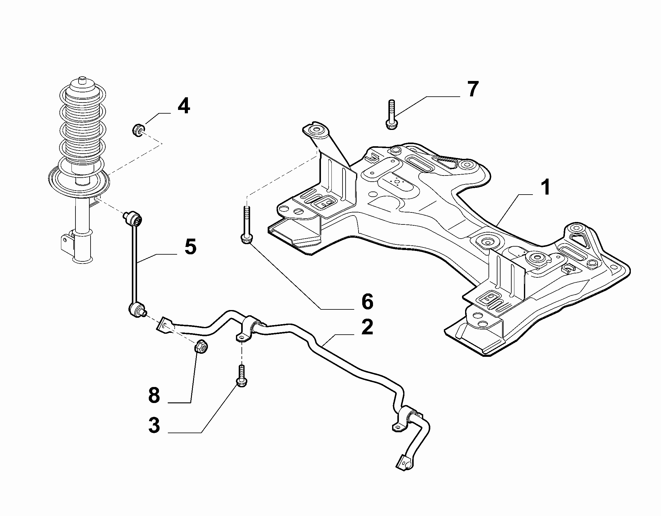 Alfarome/Fiat/Lanci 51805870 - Тяга / стойка, стабилизатор unicars.by