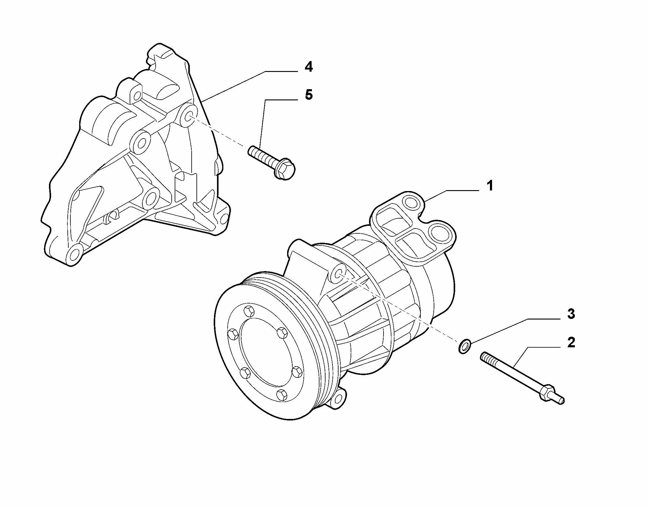 Chrysler 50509543 - Компрессор кондиционера unicars.by