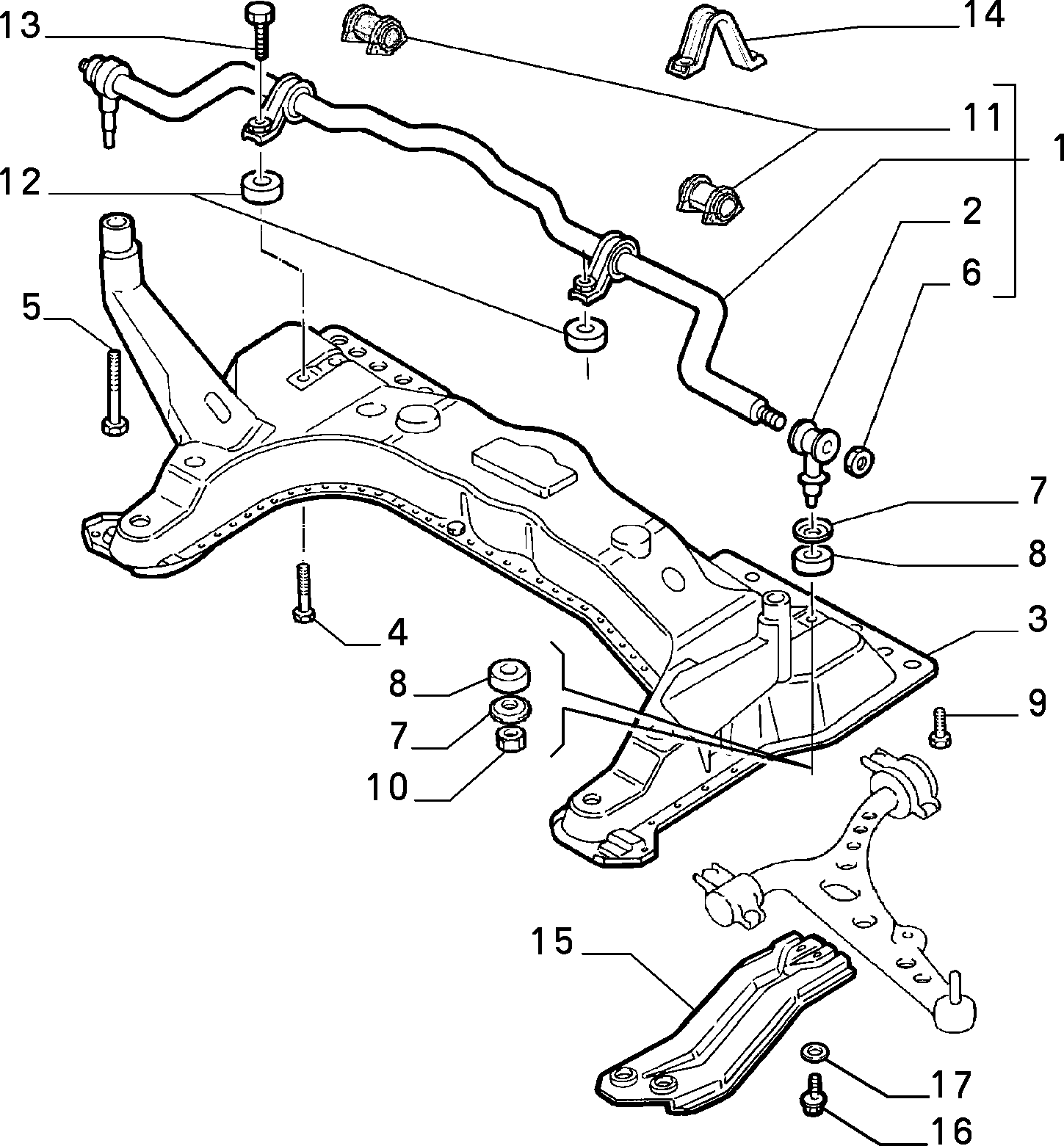 Alfa Romeo 7601643 - Тяга / стойка, стабилизатор unicars.by