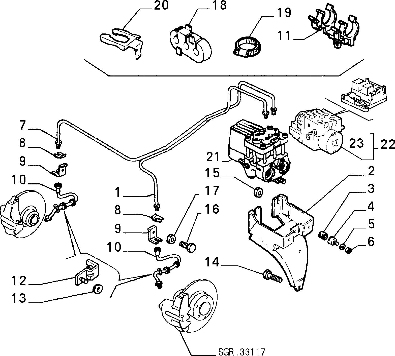 FIAT 71736965 - Тормозной шланг unicars.by