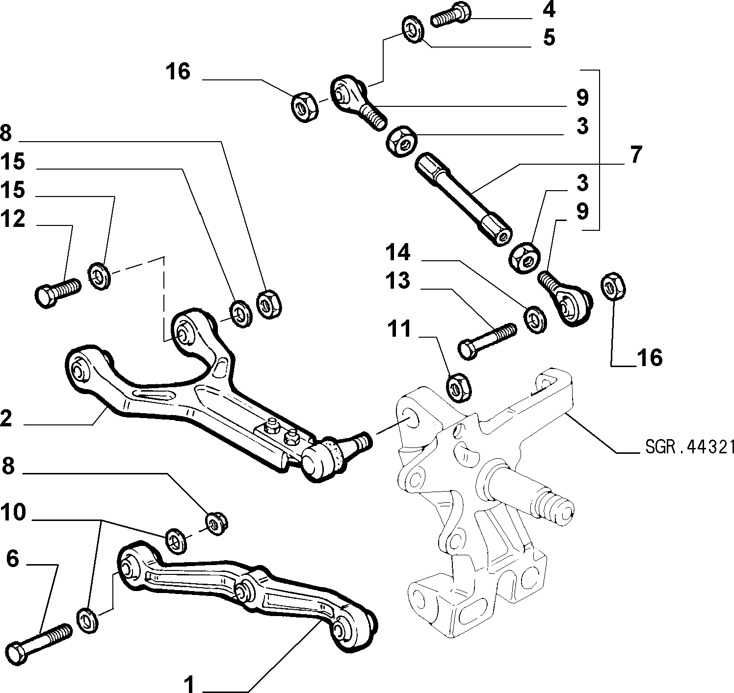 Mercedes-Benz 60627482 - Ремкомплект, подвеска колеса unicars.by