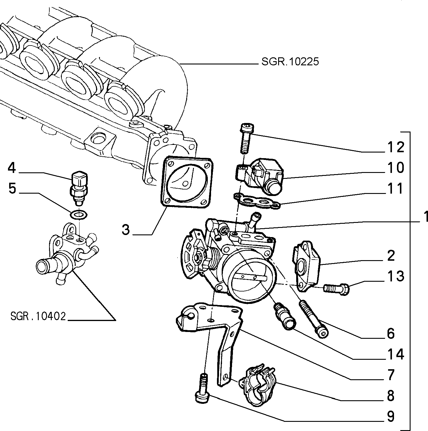 Alfa Romeo 773 8223 - Датчик, температура охлаждающей жидкости unicars.by