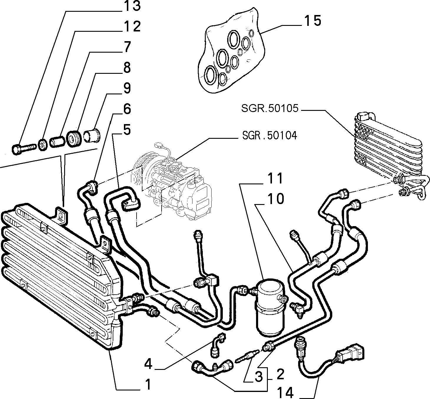 Opel 82479336 - Расширительный клапан, кондиционер unicars.by