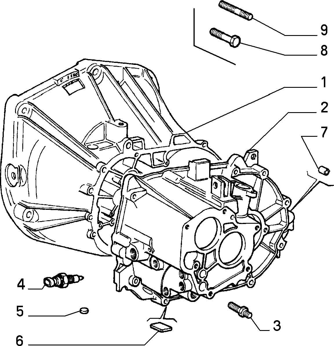 Chrysler 46410523 - Датчик, переключатель, фара заднего хода unicars.by