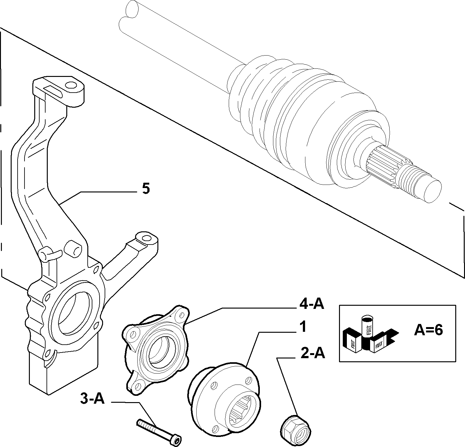 Lancia 60671437 - Комплект подшипника ступицы колеса unicars.by