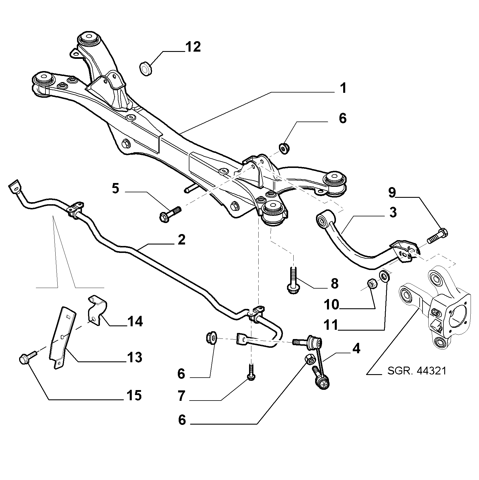 Alfarome/Fiat/Lanci 51795703 - Тяга / стойка, стабилизатор unicars.by