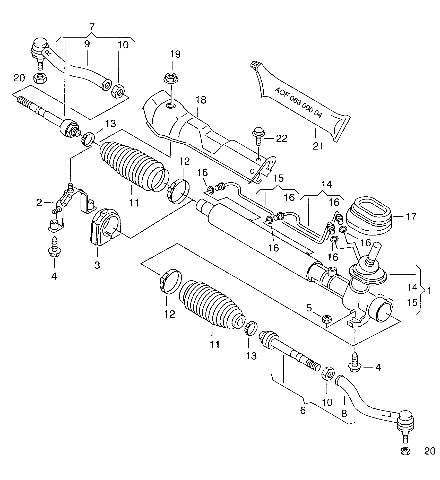 Seat 7M3 422 831 - Пыльник, рулевое управление unicars.by