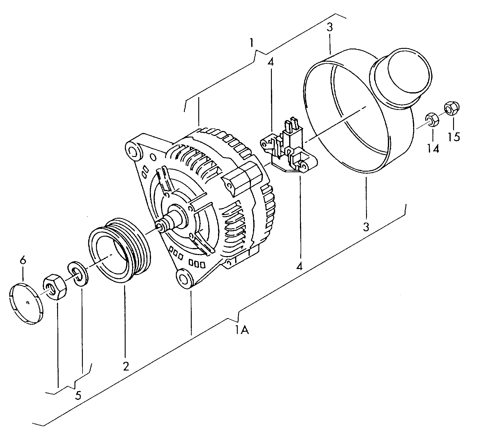 AUDI 06F 903 803 A - Регулятор напряжения, генератор unicars.by