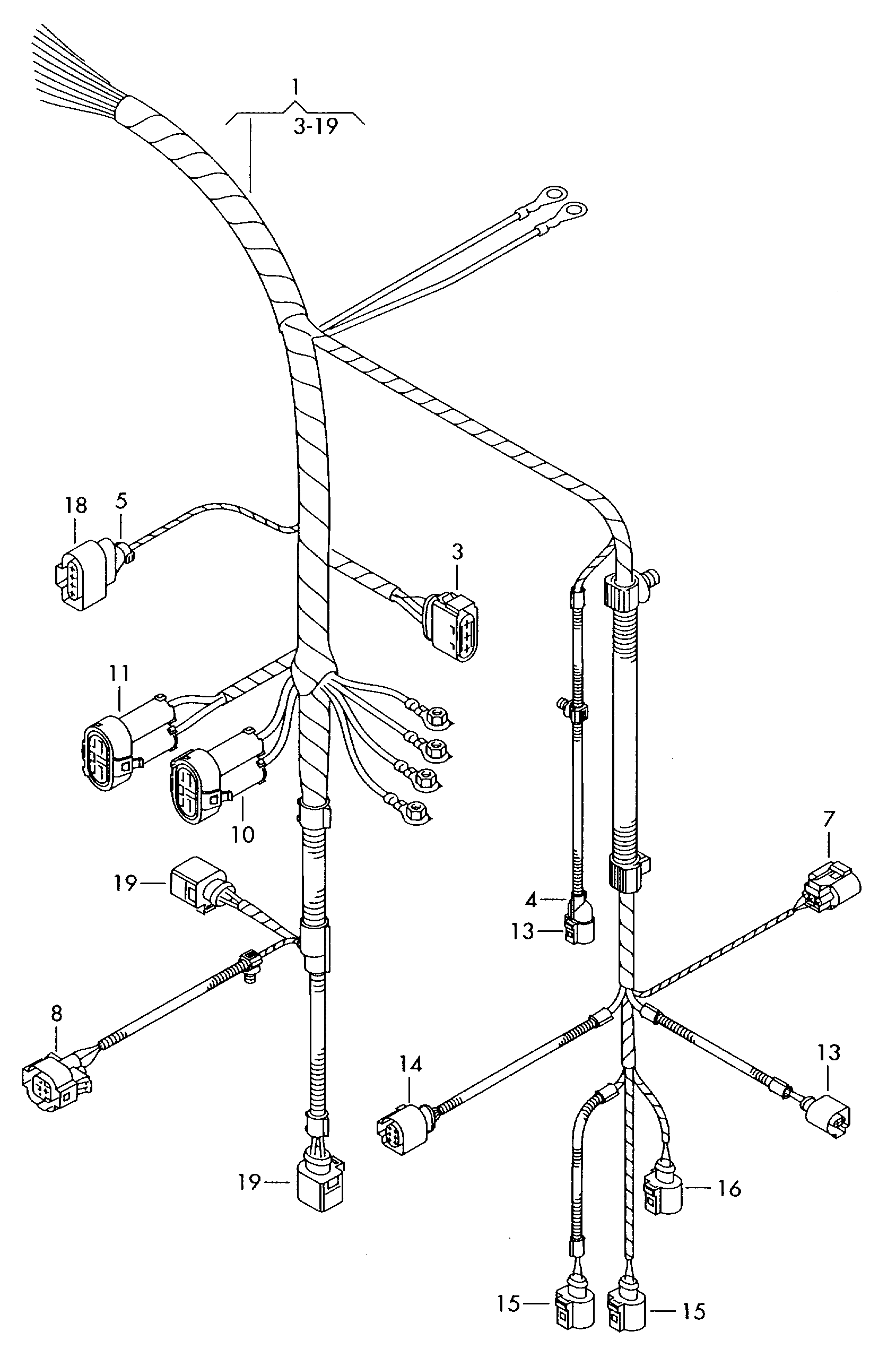 VW 1H0973203 - Термовыключатель, вентилятор радиатора / кондиционера unicars.by