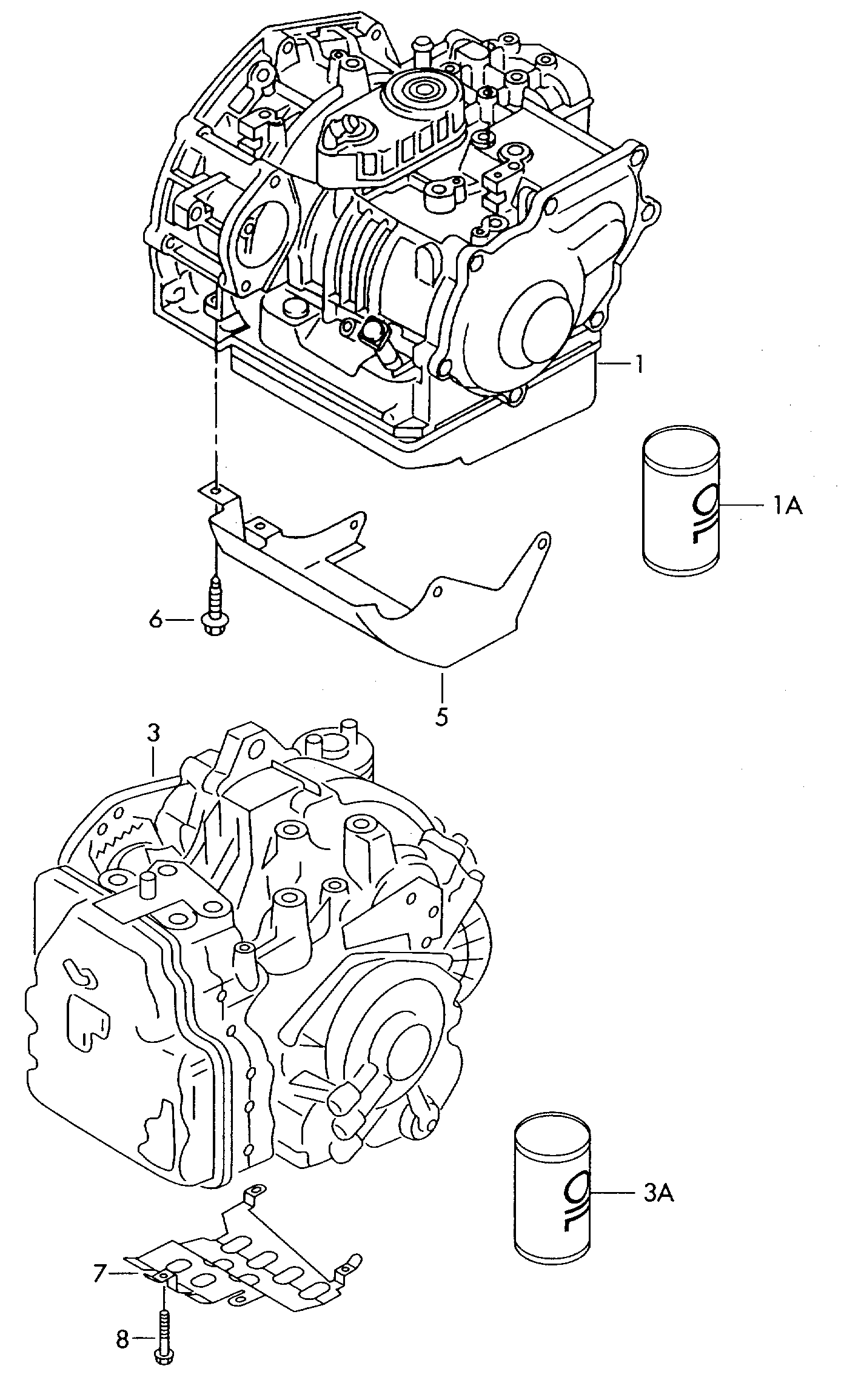 VAG G  052162A6 - Масло автоматической коробки передач unicars.by