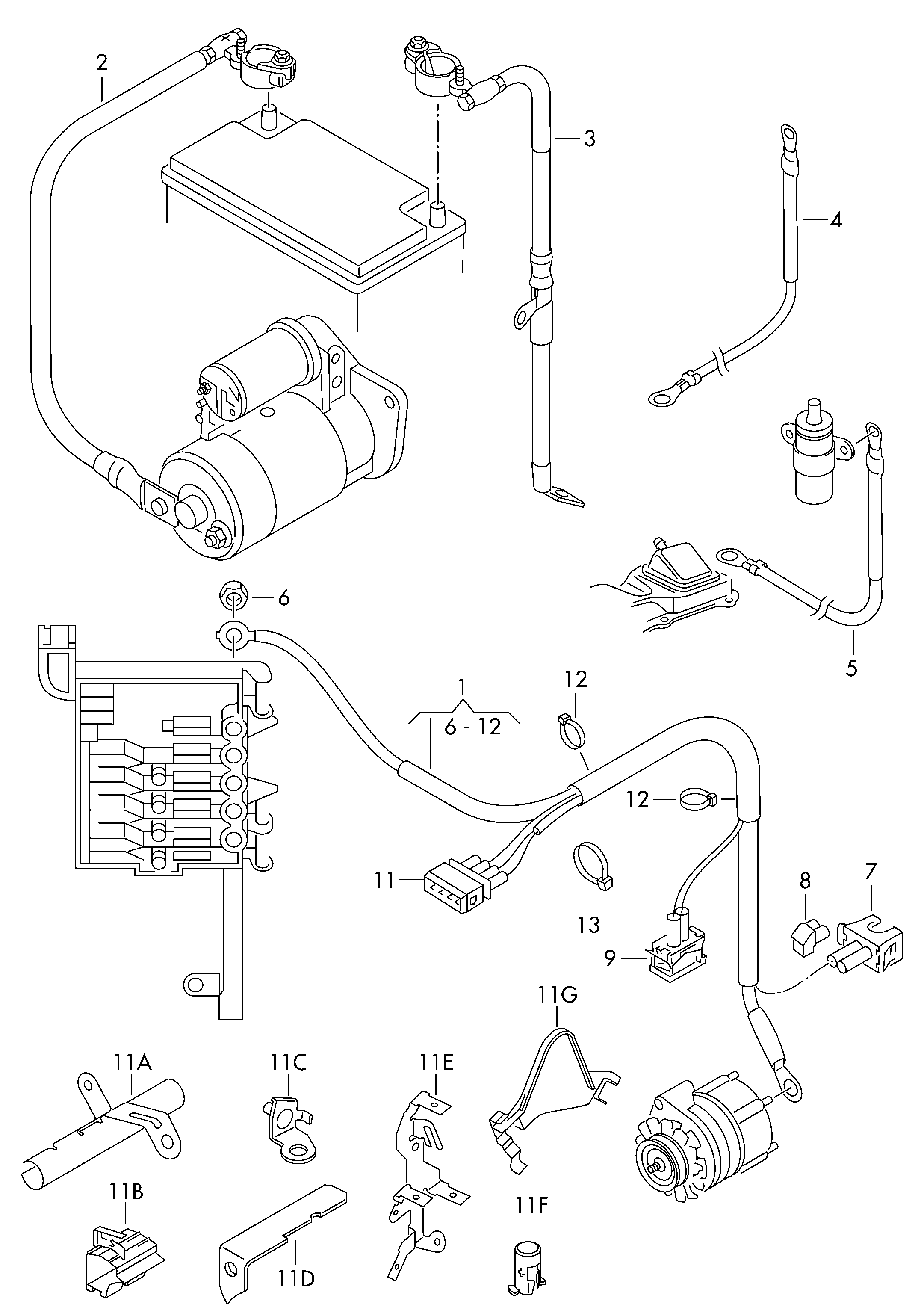 VAG N  01100627 - Гайка, выпускной коллектор unicars.by