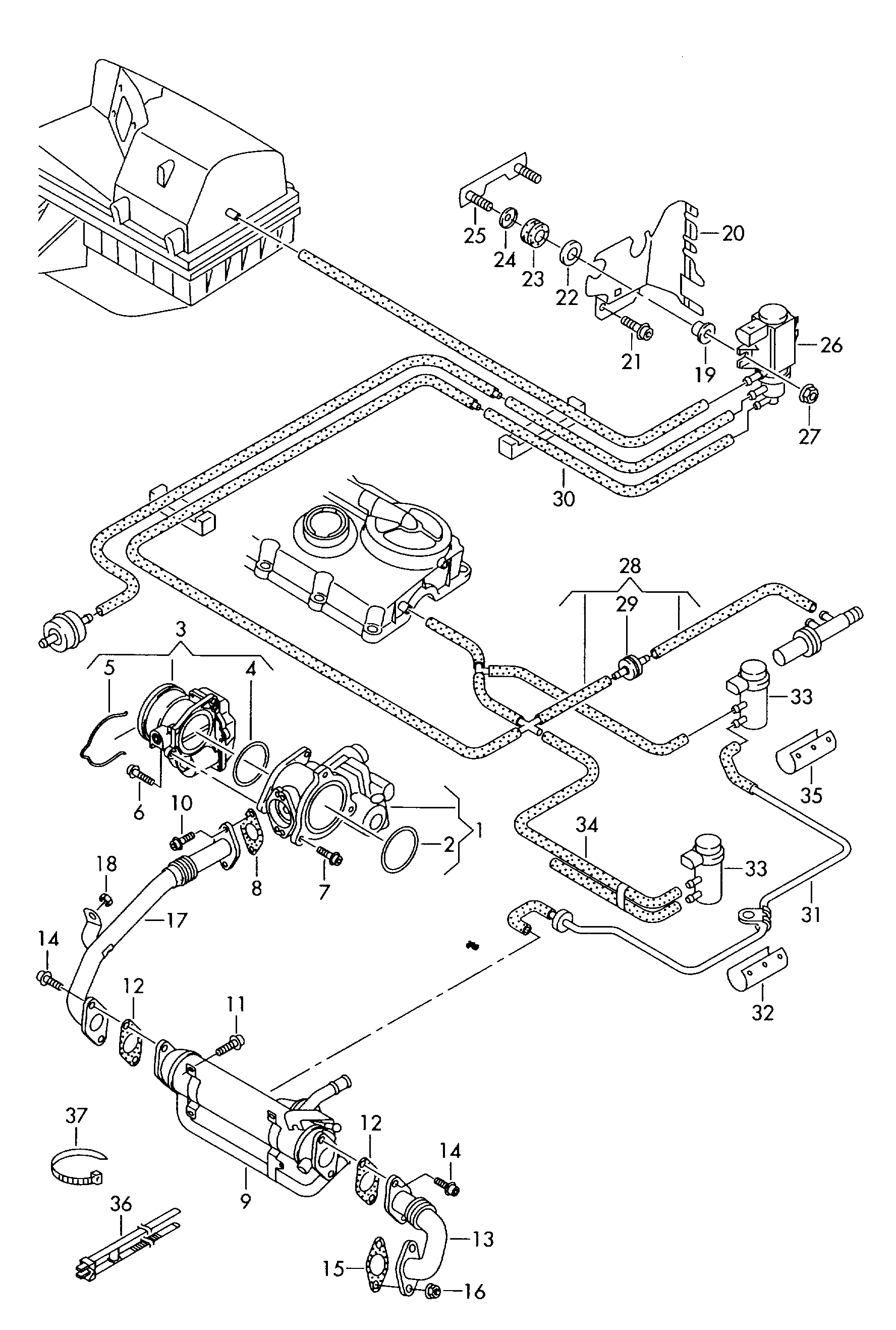 Seat 03G131501 - Клапан возврата ОГ unicars.by