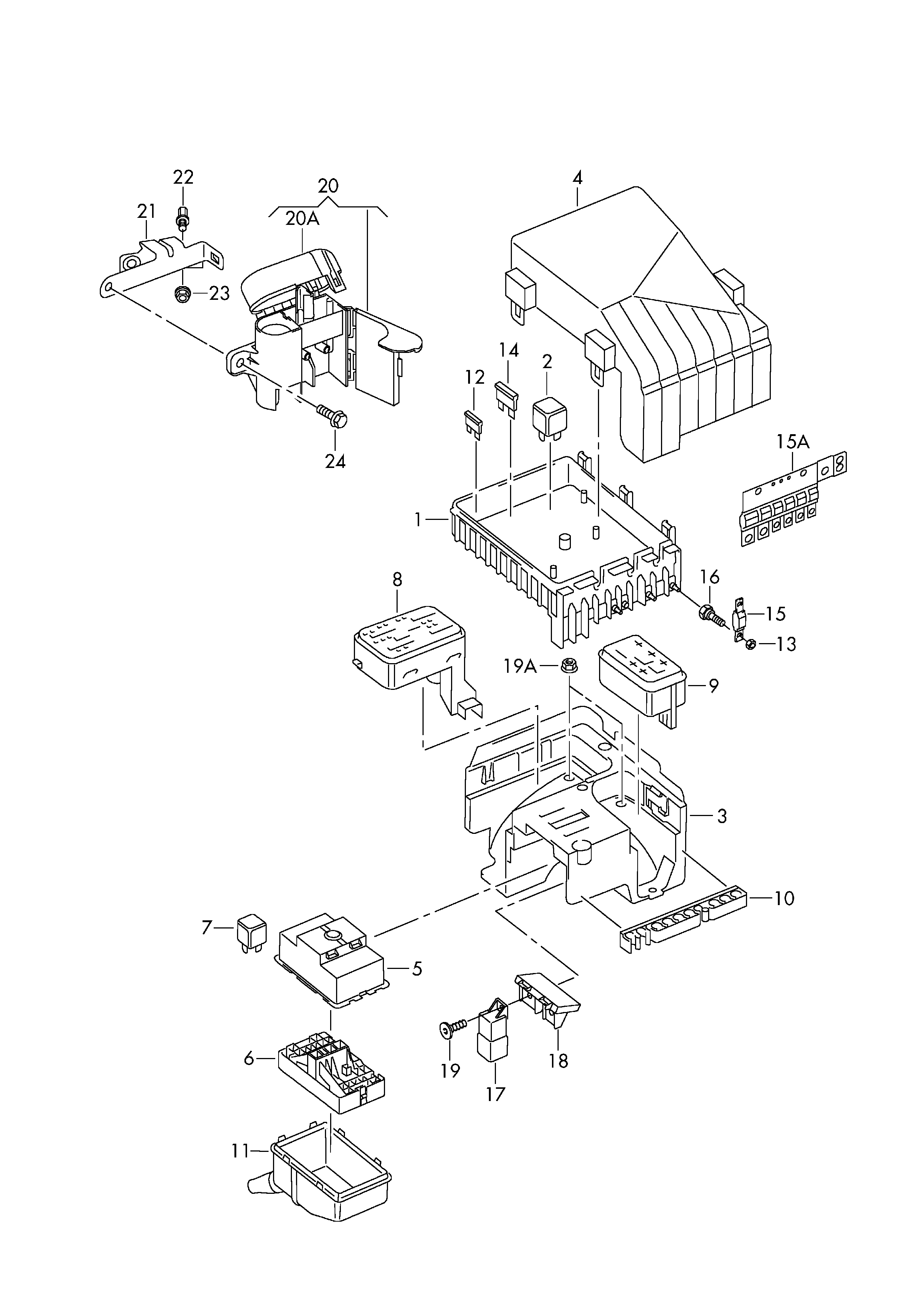 VAG 7N0 951 253 - Многофункциональное реле unicars.by