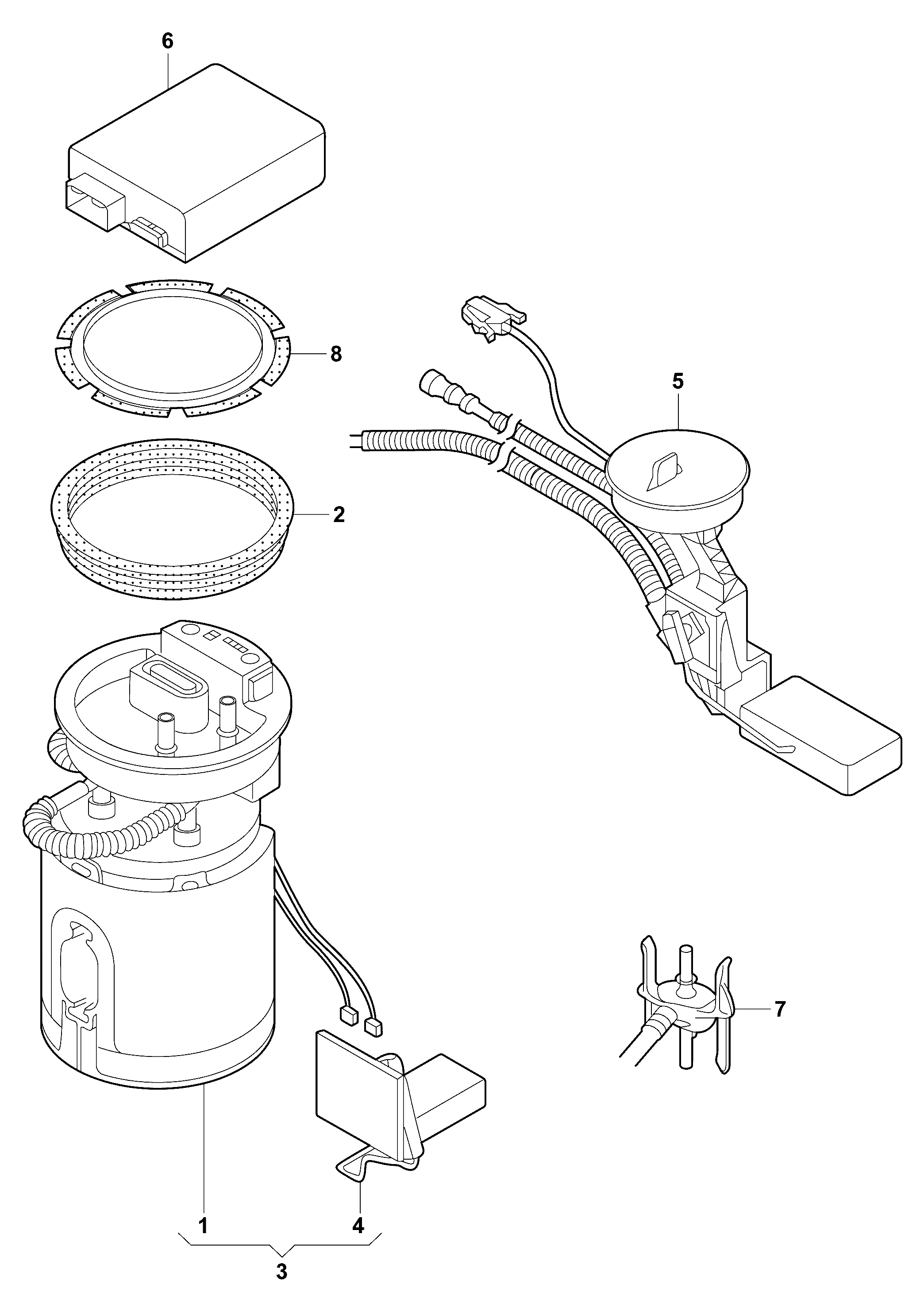 Seat 6Q0919051 - Топливный насос unicars.by