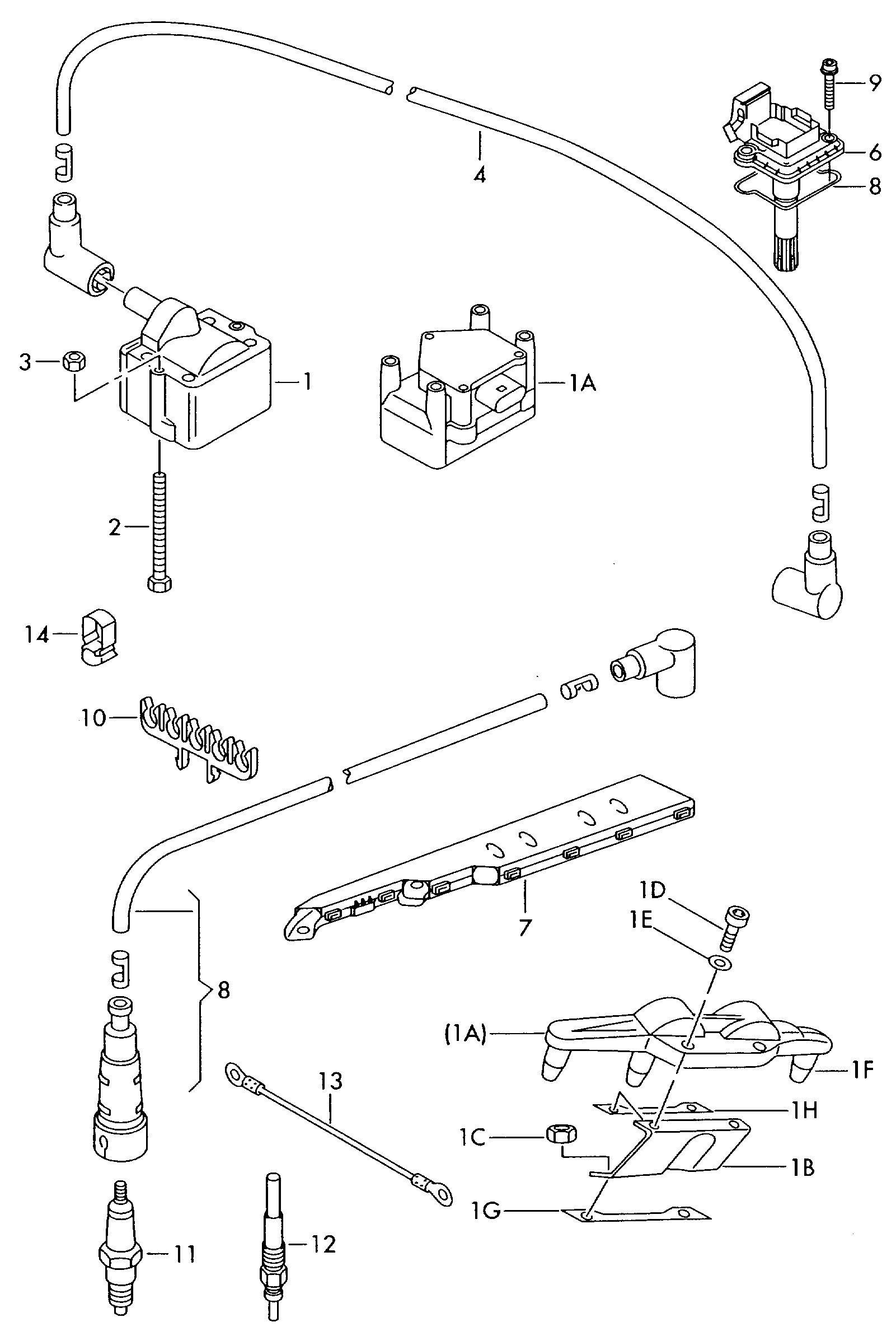 Skoda 101 000 060 AA - Свеча зажигания unicars.by