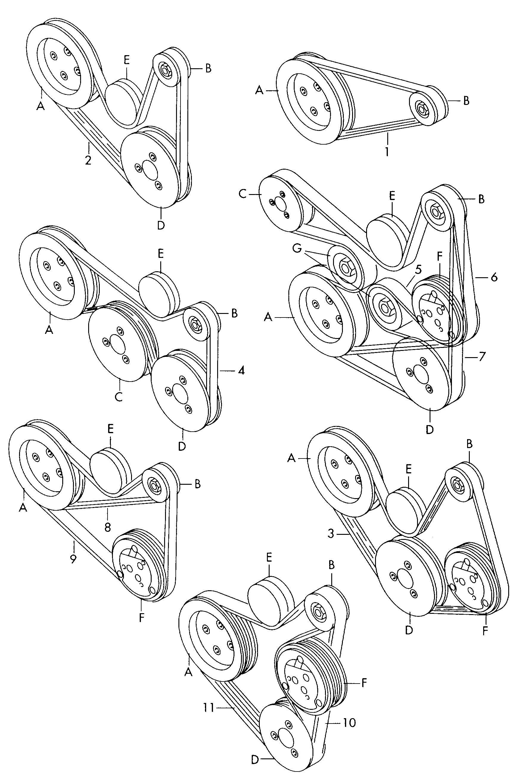 Seat 03L 903 137 T - Поликлиновой ремень unicars.by