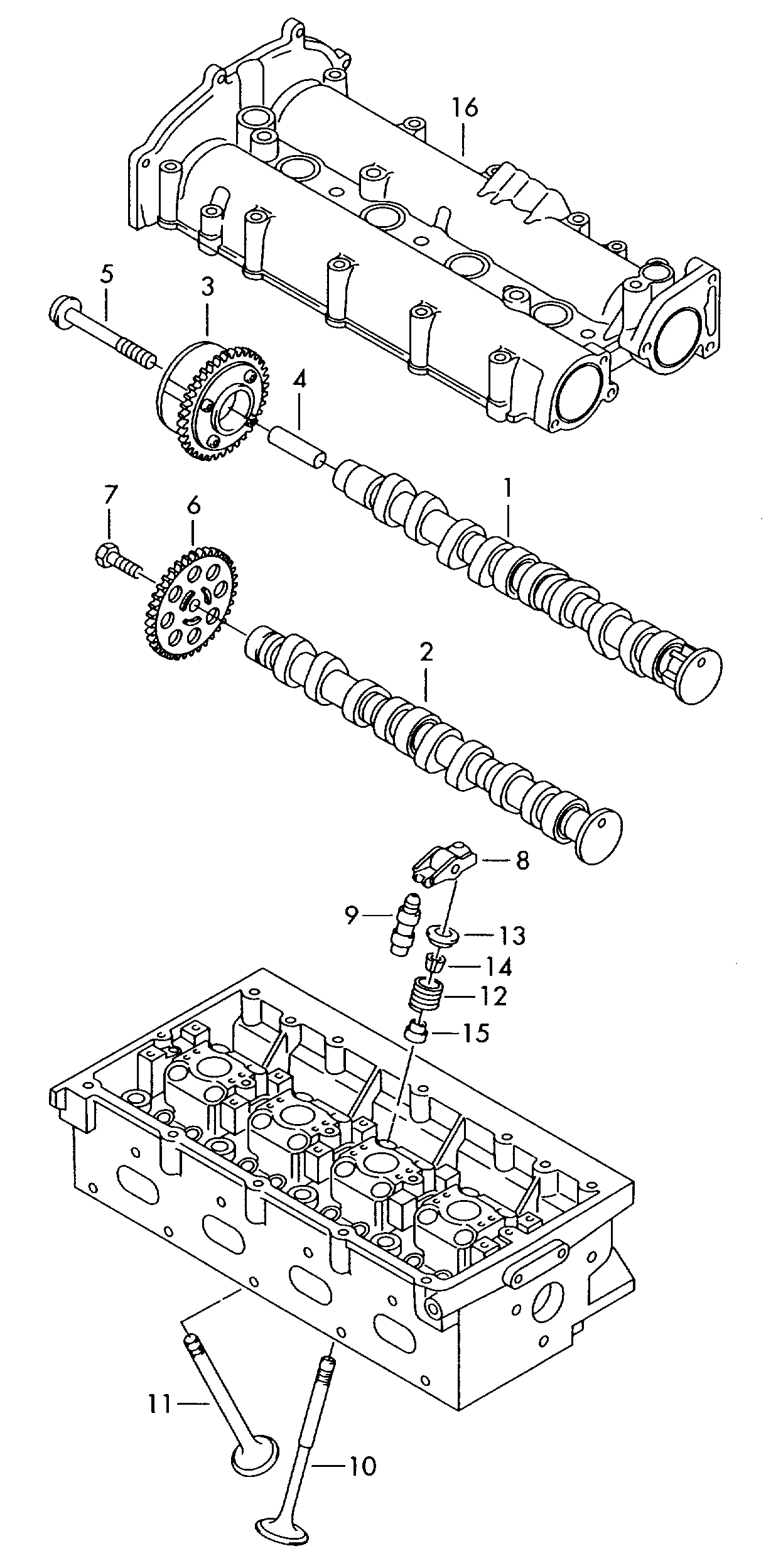 VW 03C 109 088 E - Шестерня привода распределительного вала unicars.by