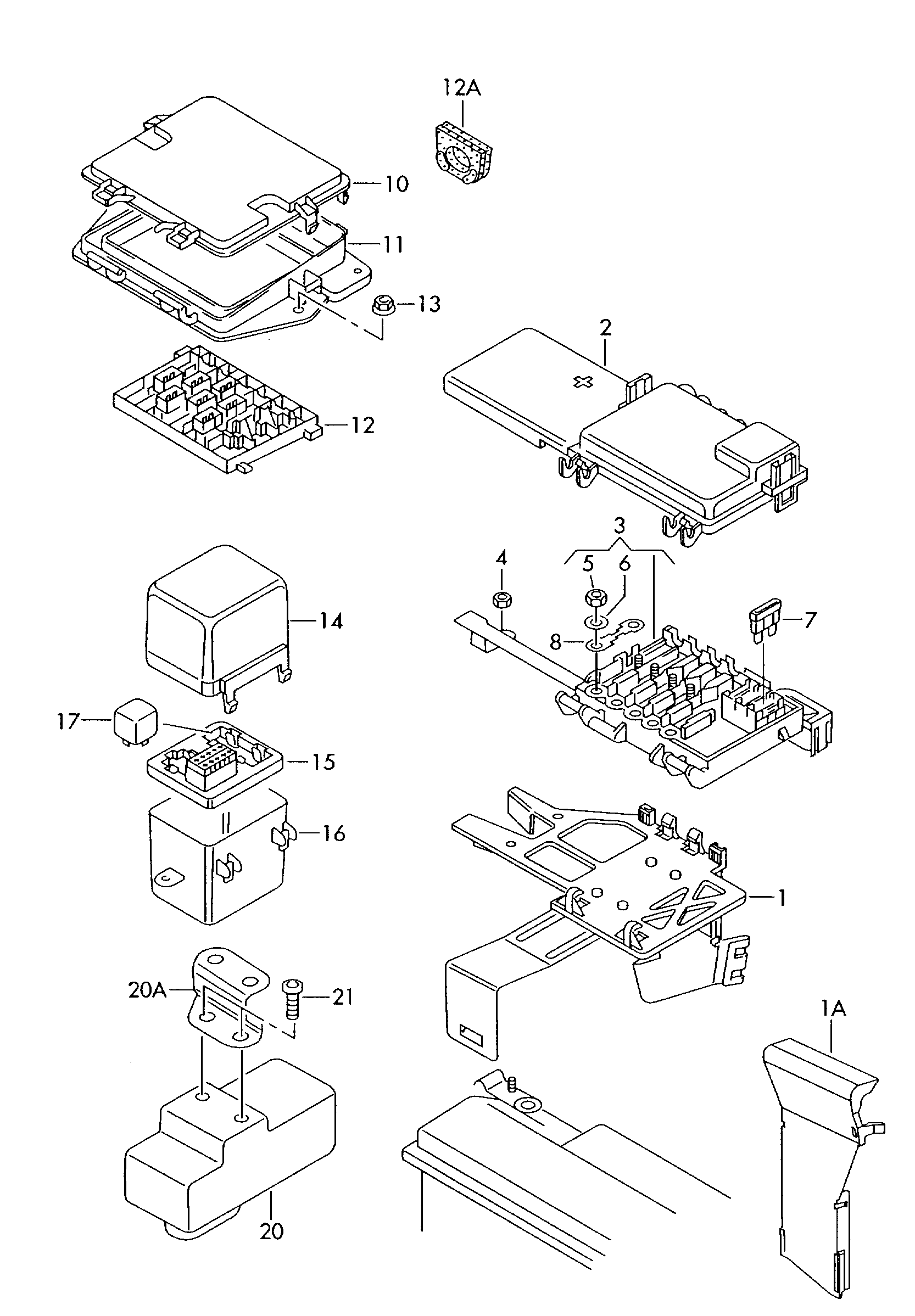 VAG 8D0 951 253 A - Многофункциональное реле unicars.by