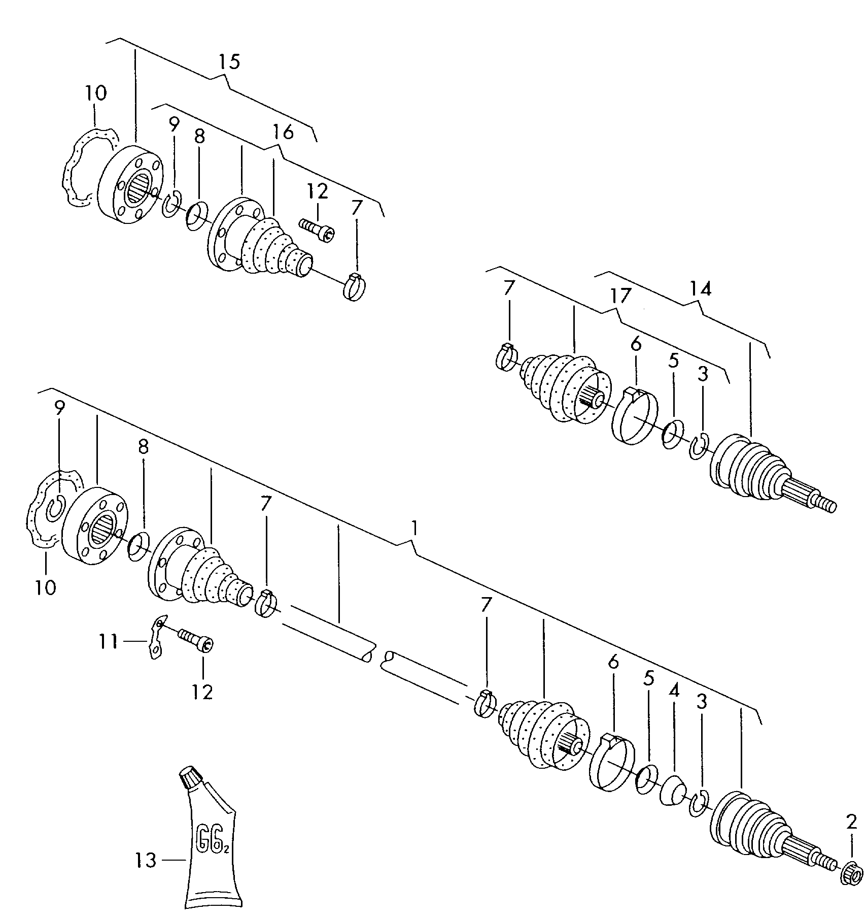 VW 357 498 201 A - Гайка, шейка оси unicars.by