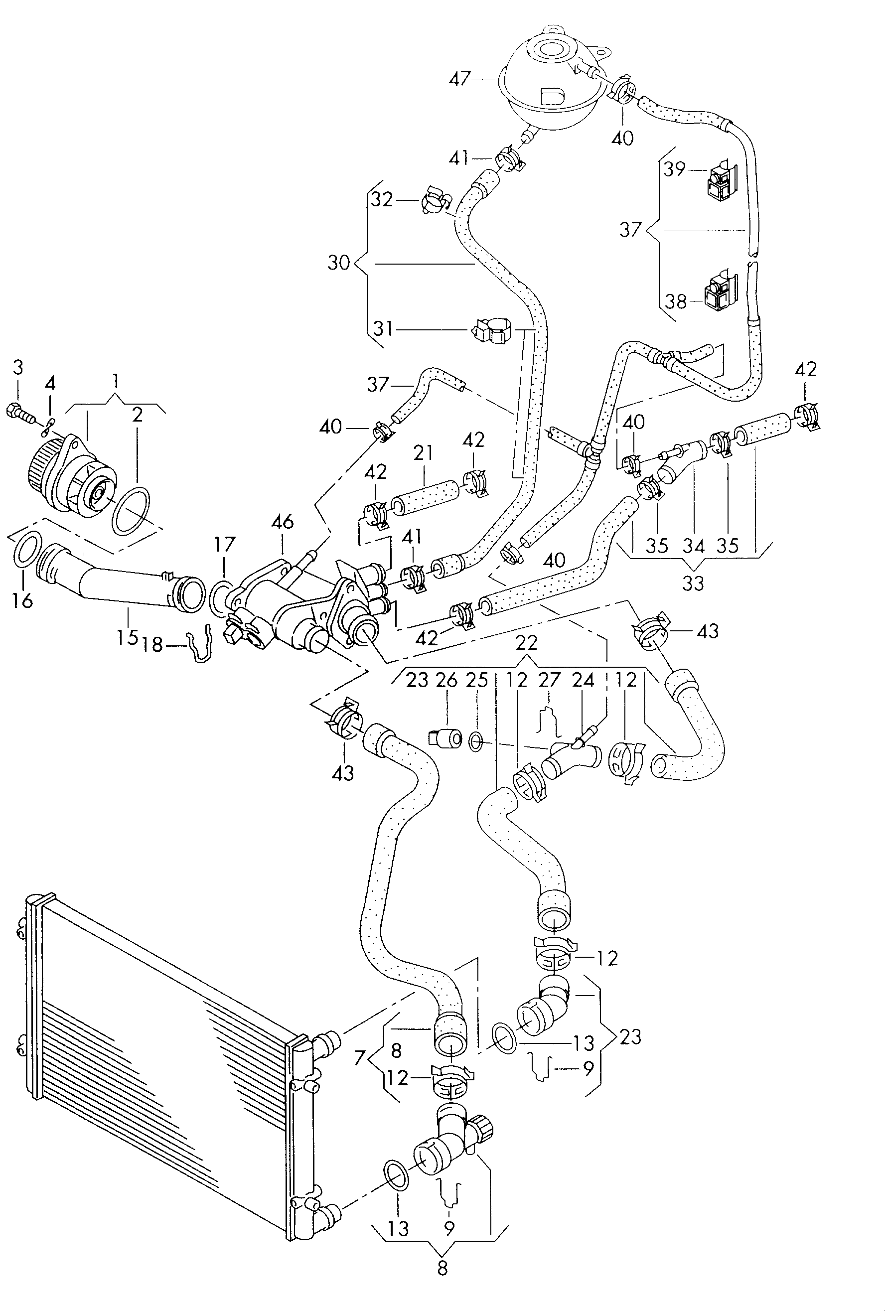 VAG 030121043C - Прокладка, масляный насос unicars.by