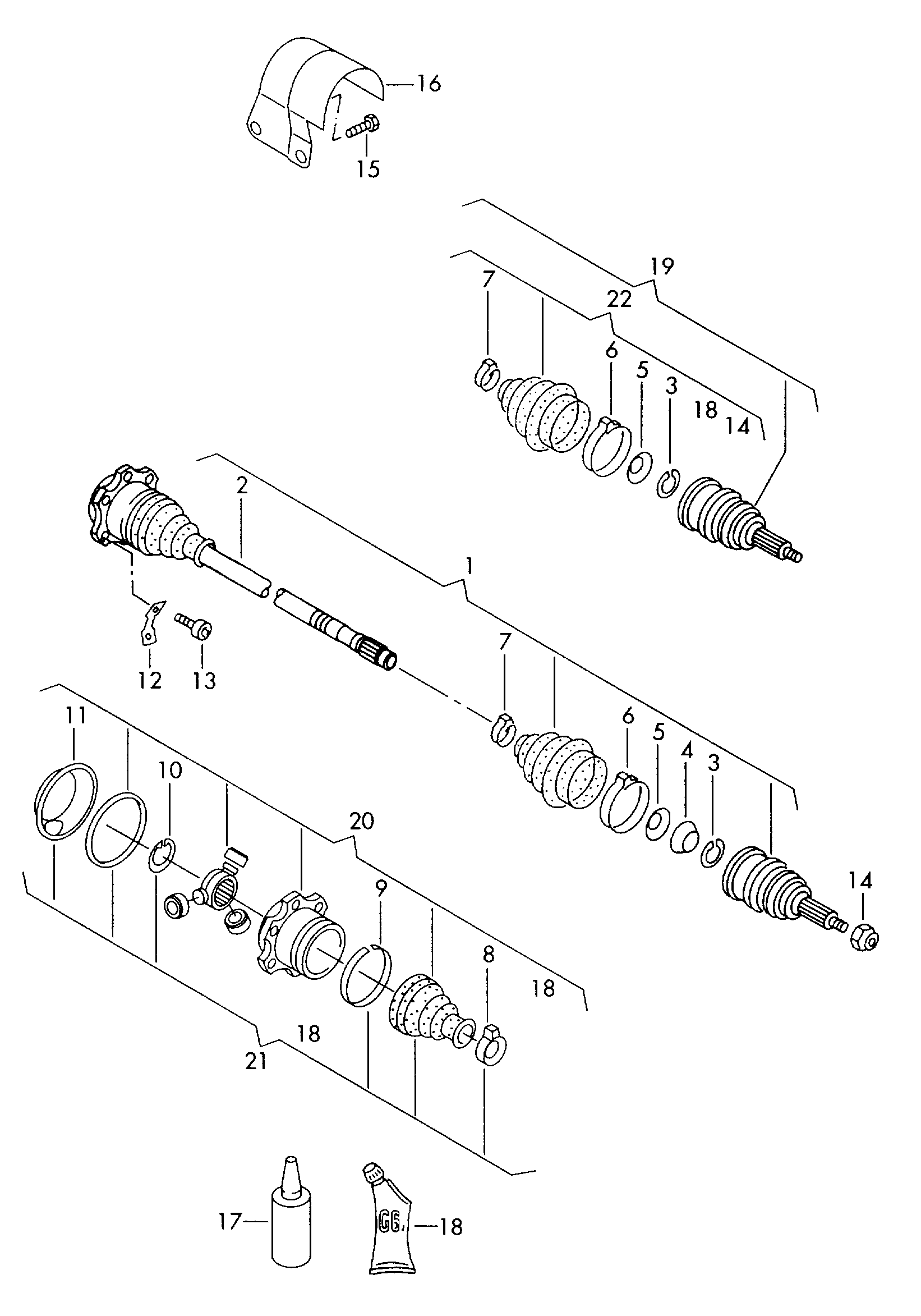 Seat 1K0 498 203 - Пыльник, приводной вал unicars.by