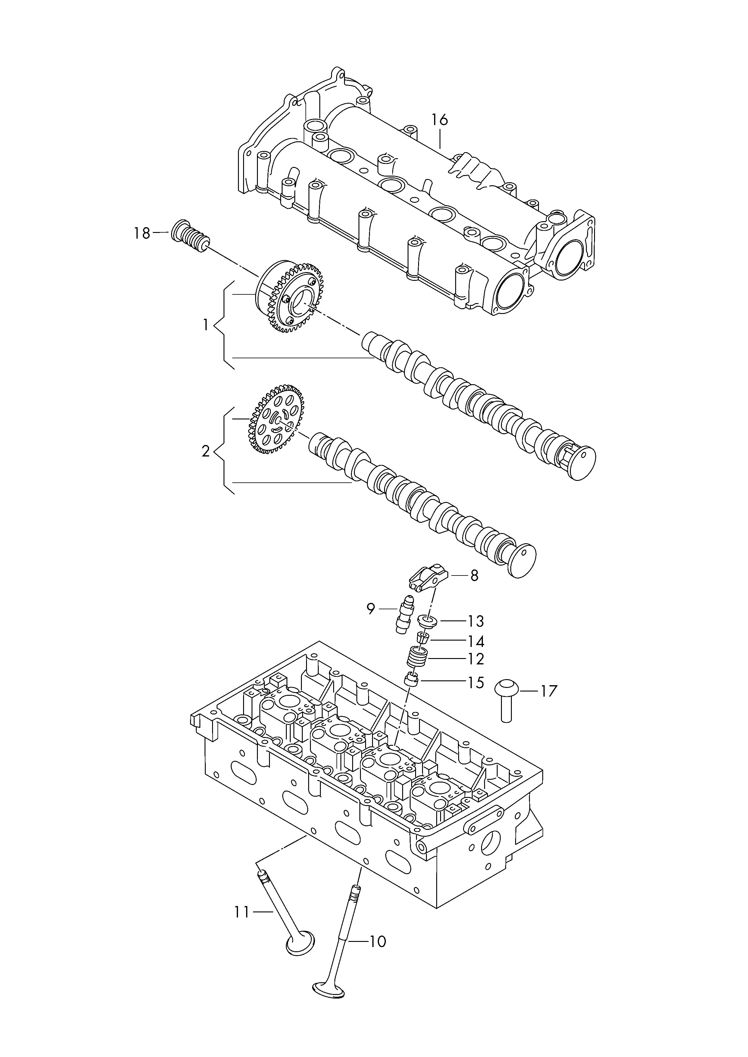 VAG 06E 109 409 L - Балансир, управление двигателем unicars.by