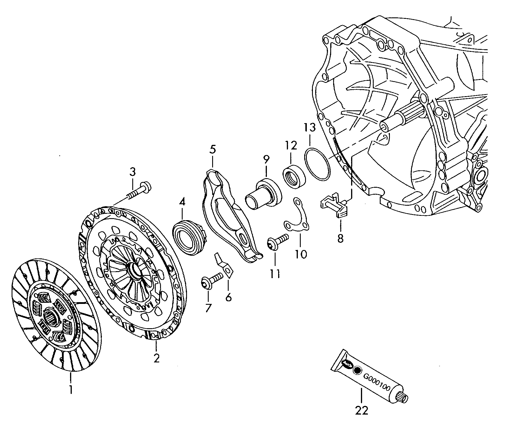 VAG 038141117L - Комплект сцепления unicars.by