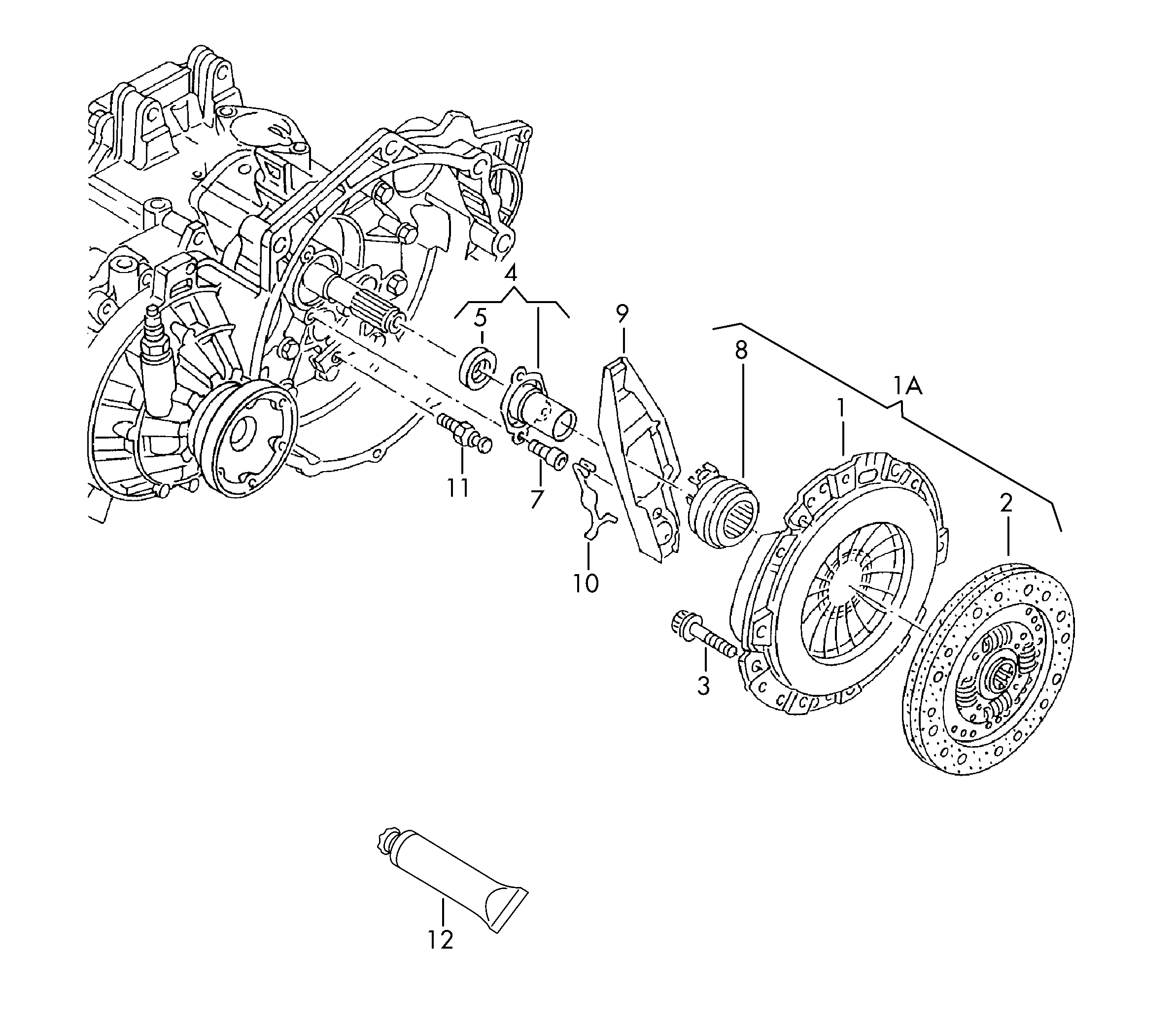 Skoda 03P141031 - Комплект сцепления unicars.by