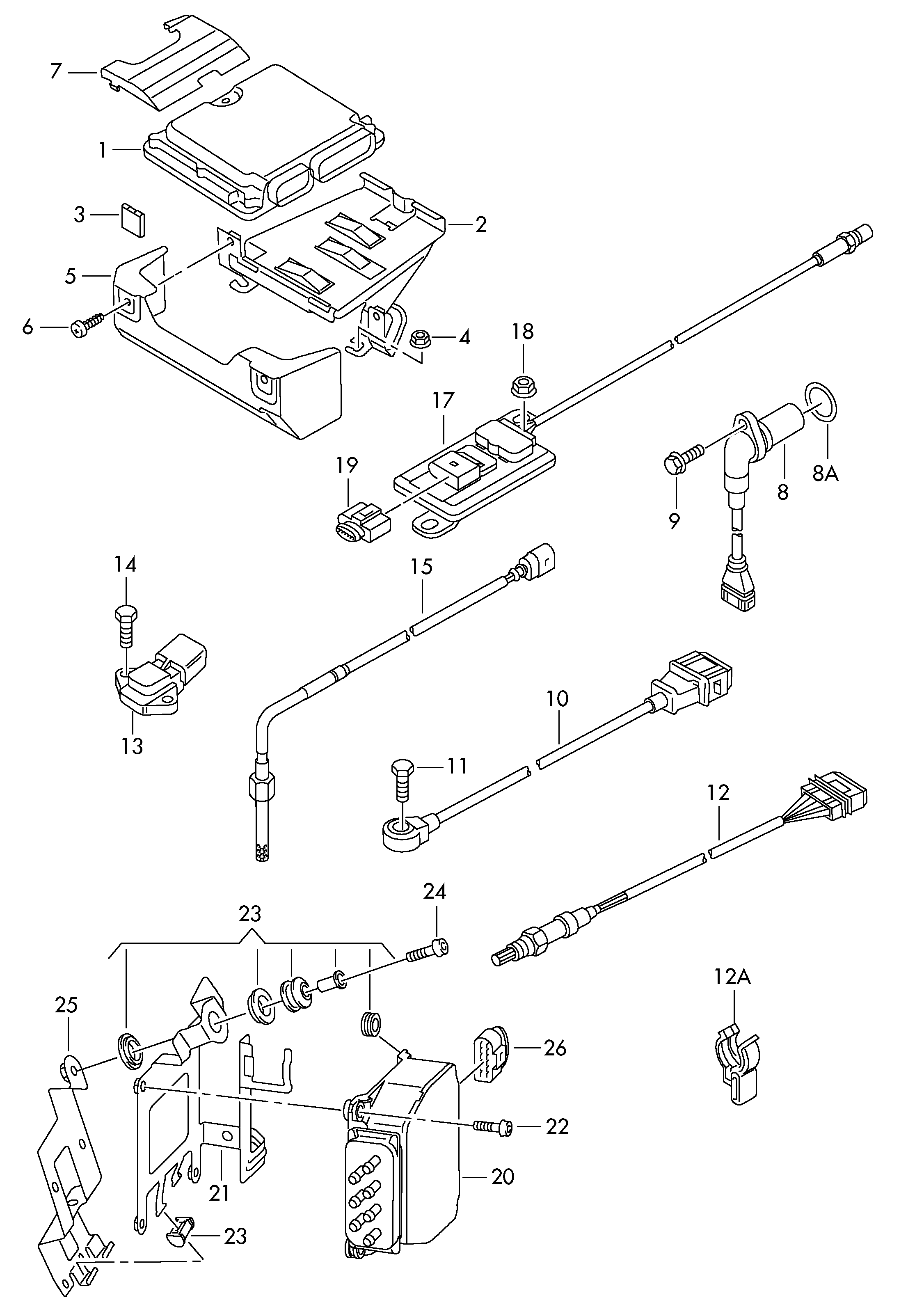 VAG 03G906051D - Датчик, давление наддува unicars.by