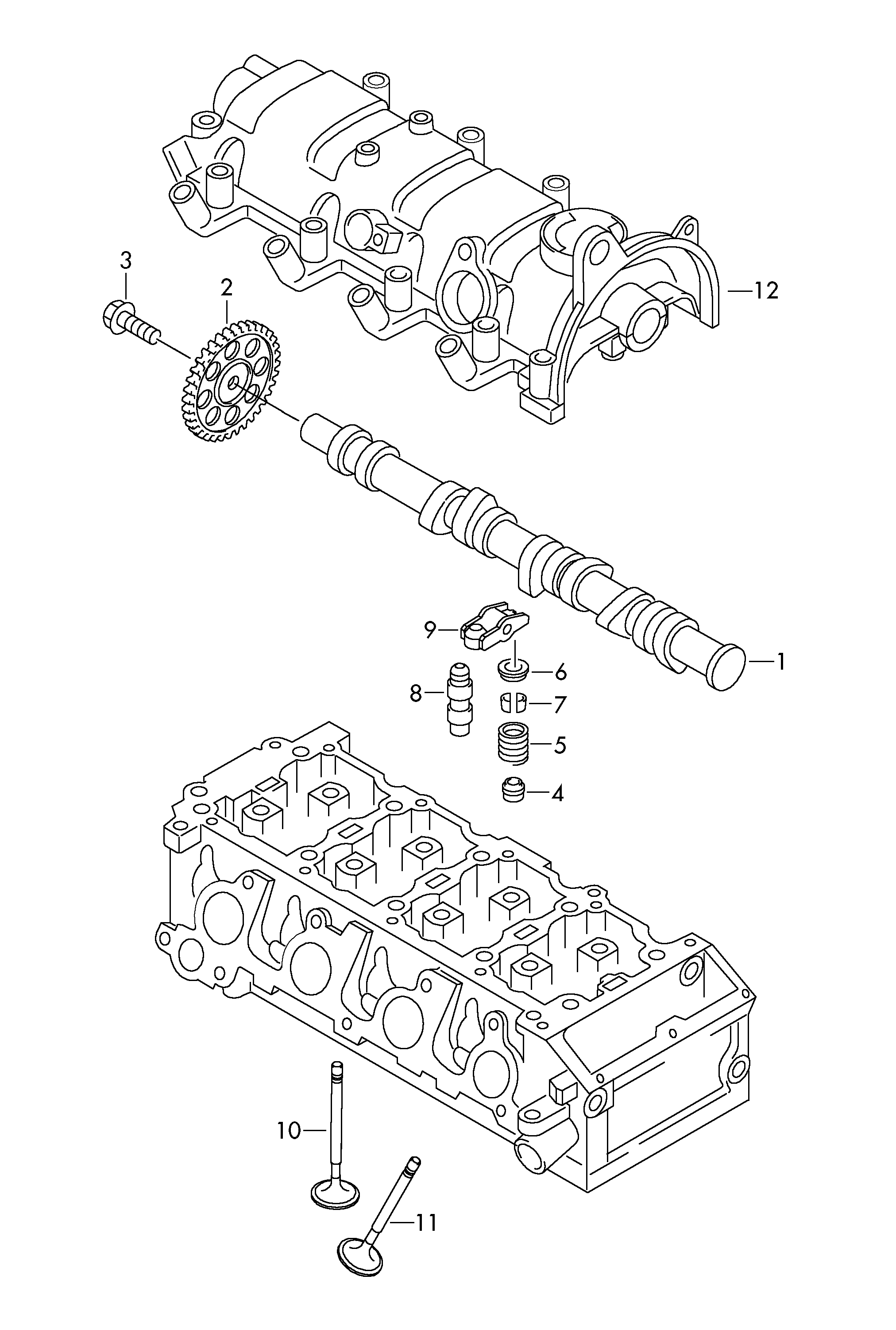 AUDI 03F109571F - Комплект цепи привода распредвала unicars.by