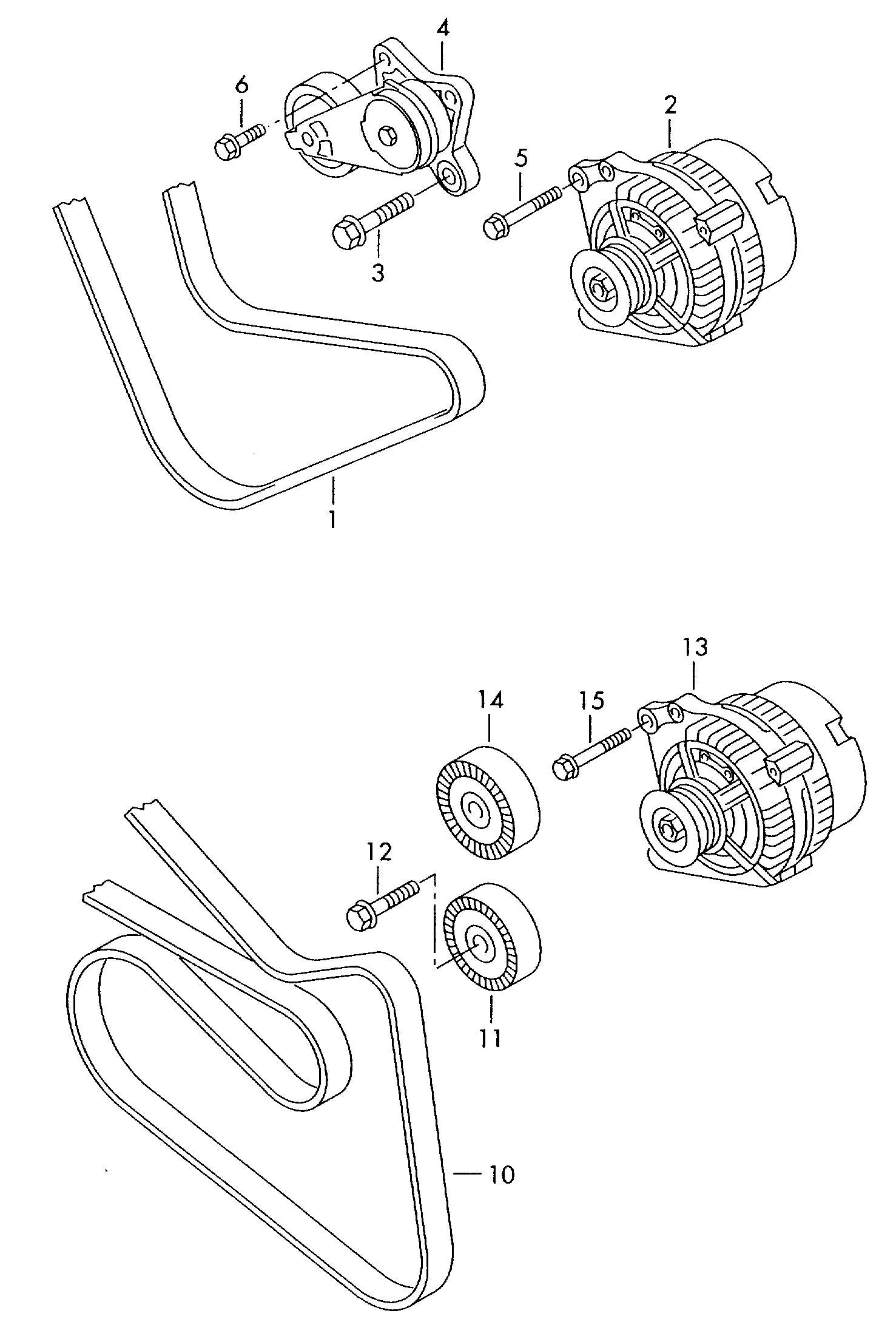 VAG 03C145299C - Натяжитель, поликлиновый ремень unicars.by